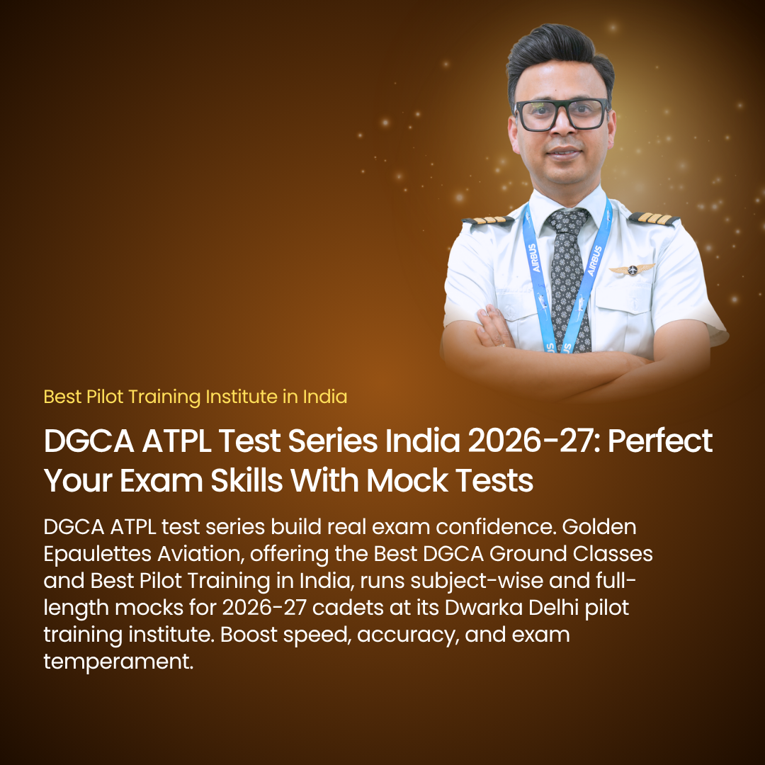 DGCA ATPL Test Series India 2026-27: Perfect Your Exam Skills With Mock Tests